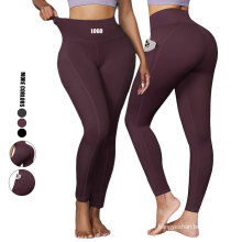 custom logo scrunch butt gym high waist women fitness yoga sports leggings